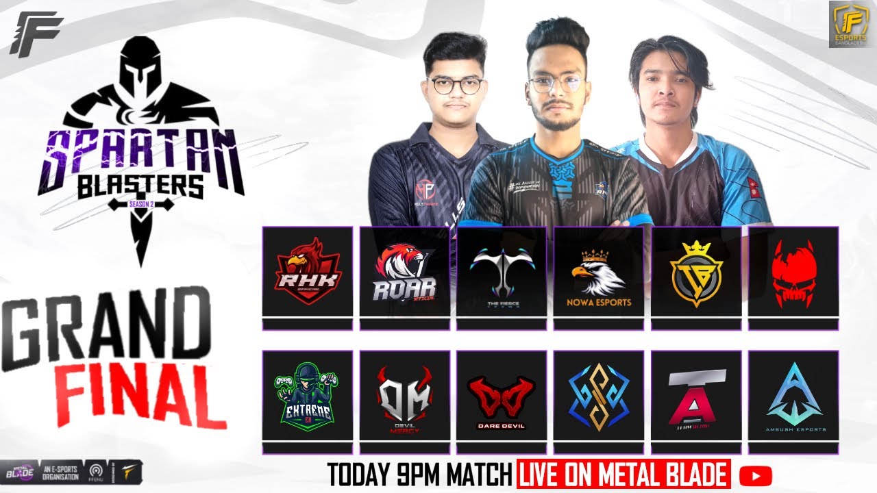 [🔴LIVE]MTB SPARTAN BLASTERS S-2 FINAL||METAL BLADE E-SPORTS||T4B PRODUCTION