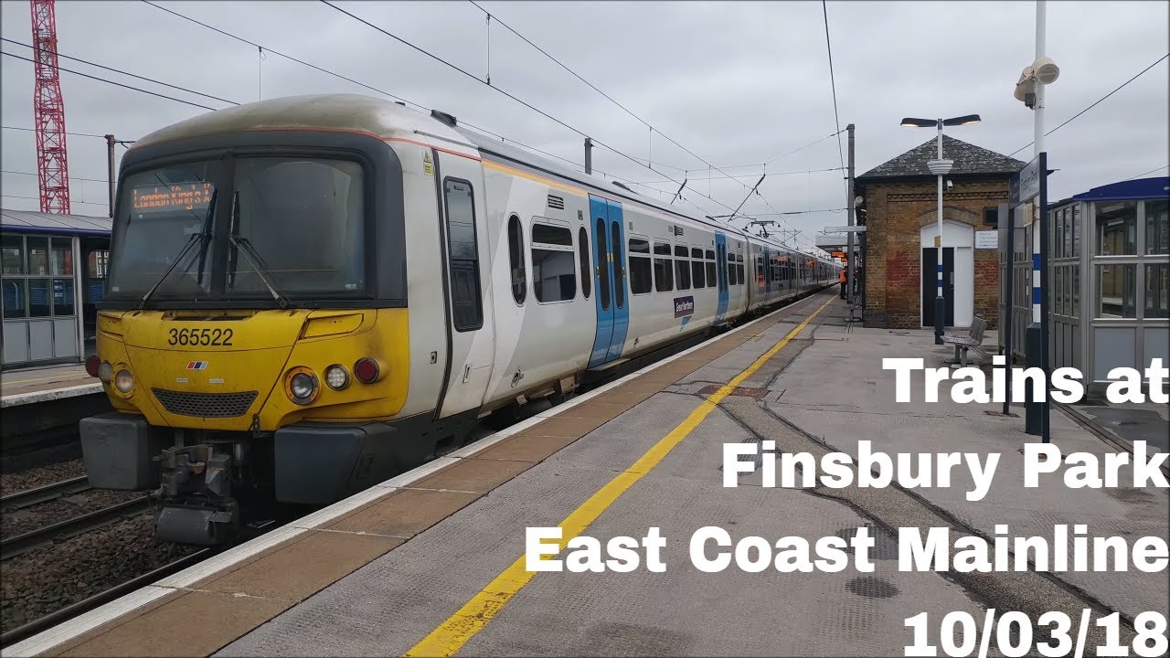 Trains at Finsbury Park, ECML | 10/03/18