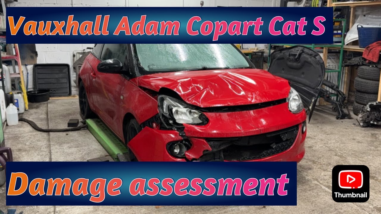VAUXHALL ADAM 2016 CAT S COPART SALVGE ВОССТАНОВЛЕНИЕ ЧАСТЬ 1