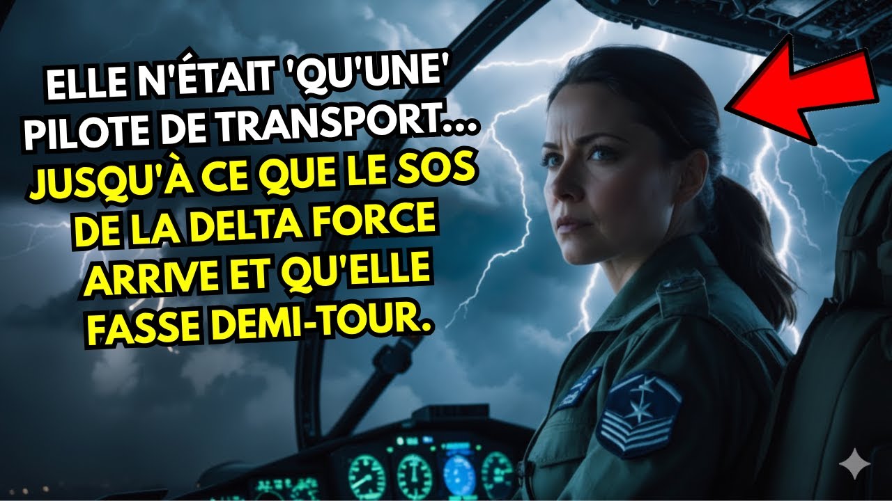 Elle N’Était « Que » Pilote de Fret — Jusqu’à l’SOS de la Delta Force qui la Fit Faire Demi-Tour...