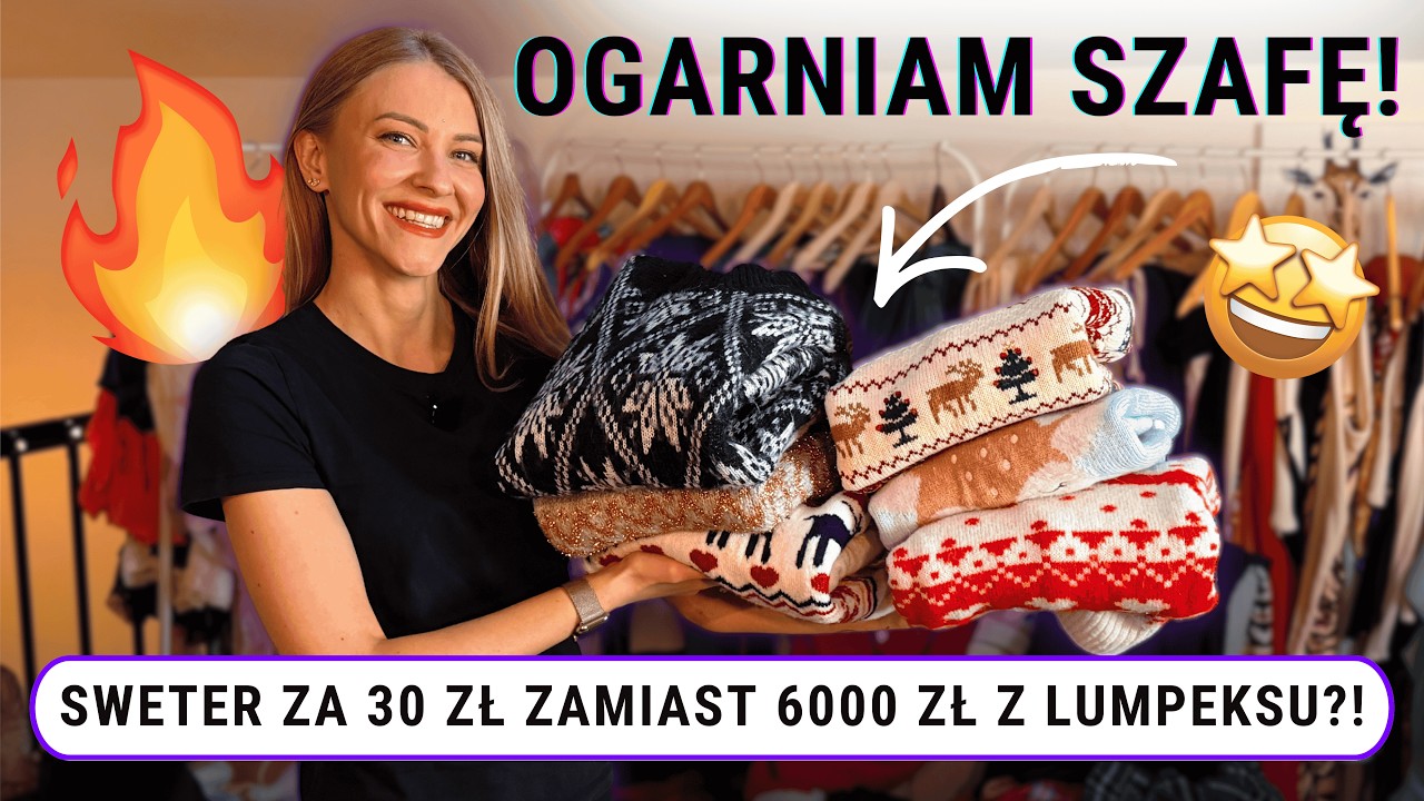 ILE RZECZY Z LUMPEKSU MAM W SWOJEJ SZAFIE? 😬 Wielkie porządki!