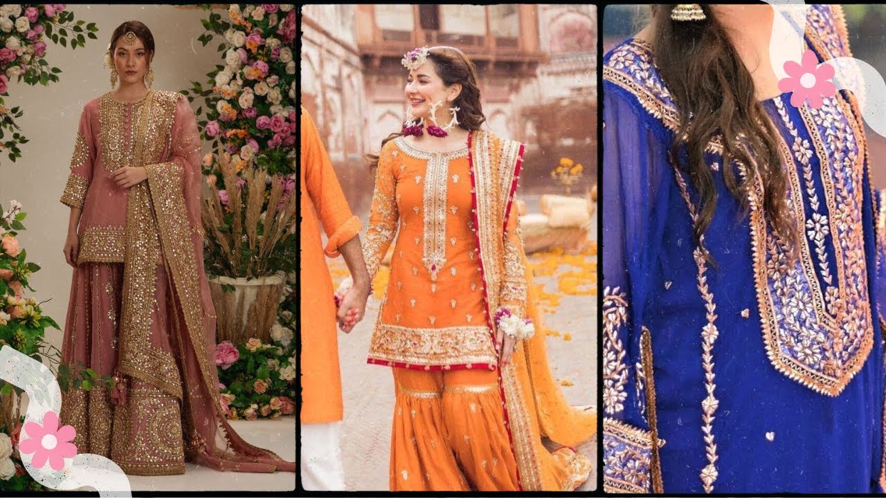 Beautiful Gota Work Dress Designing Ideas For Wedding || Formal Gota Work Dresses by GTM STYLES