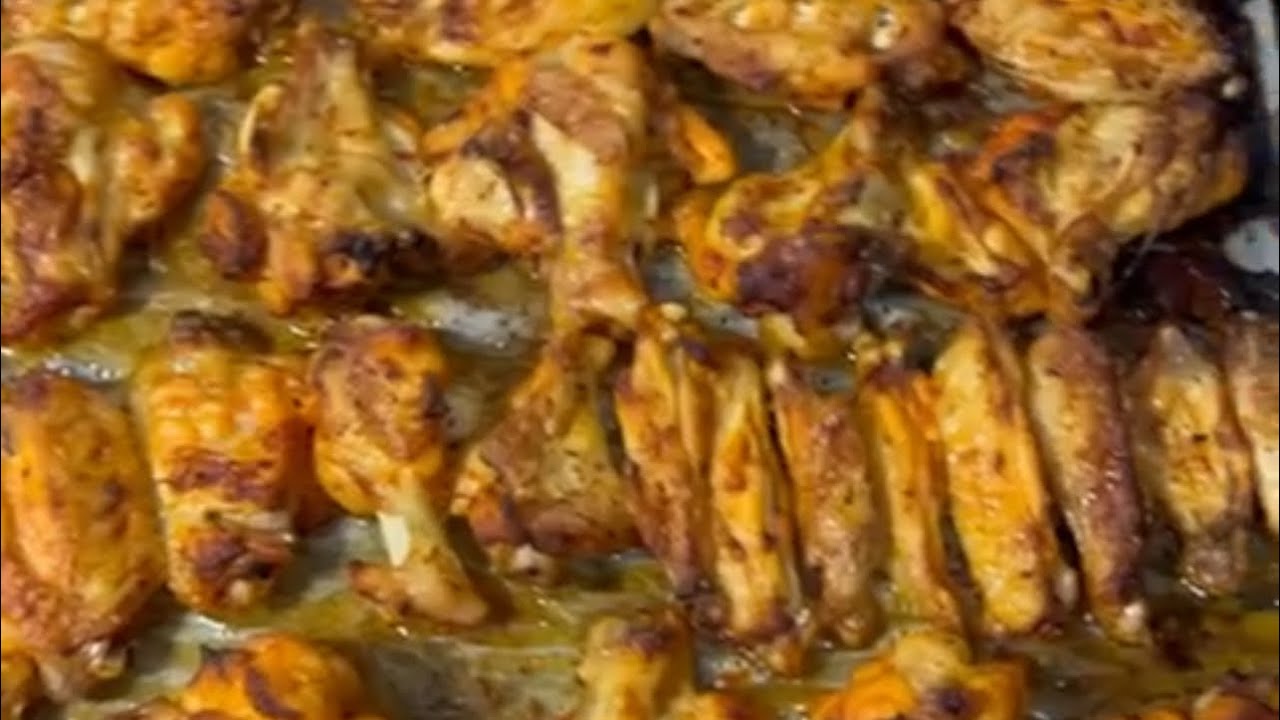 Mangal tadında içi sulu dışı çıtır Fırında Kanat 