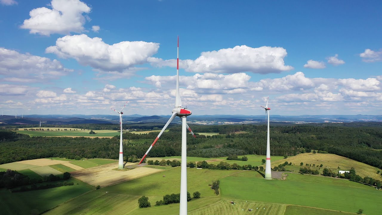 Windpark Rixfeld Luftaufnahme - Juli 2020