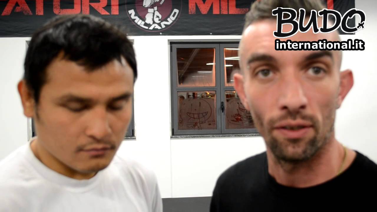 Diego Voltolin - Lottatori Milano con Saiyok Pumpanmuang - Budo International