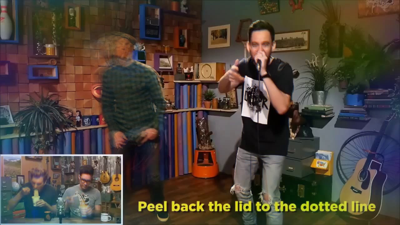 Chester & Mike of linkinpark, sing about food products in a funny way 😅