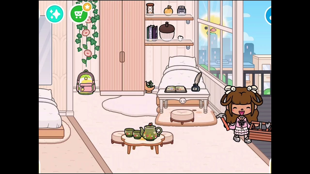 Toca Boca school speedbuild Midtown apartments