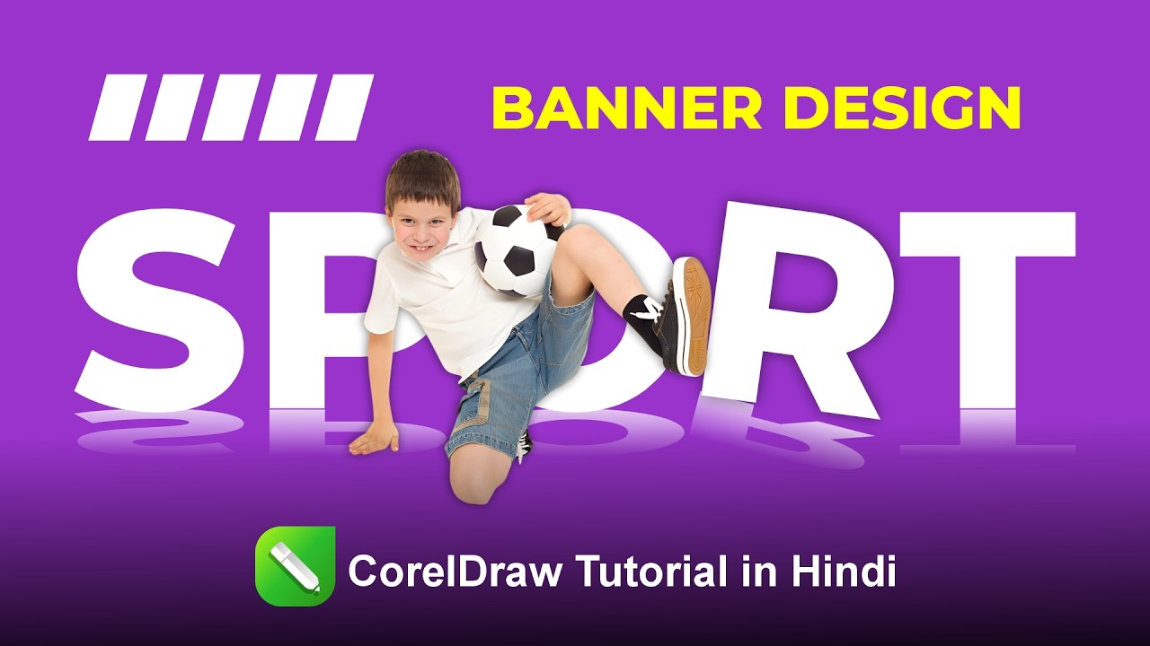 Banner Design in Coreldraw | Social Media Design in CorelDraw #coreldraw