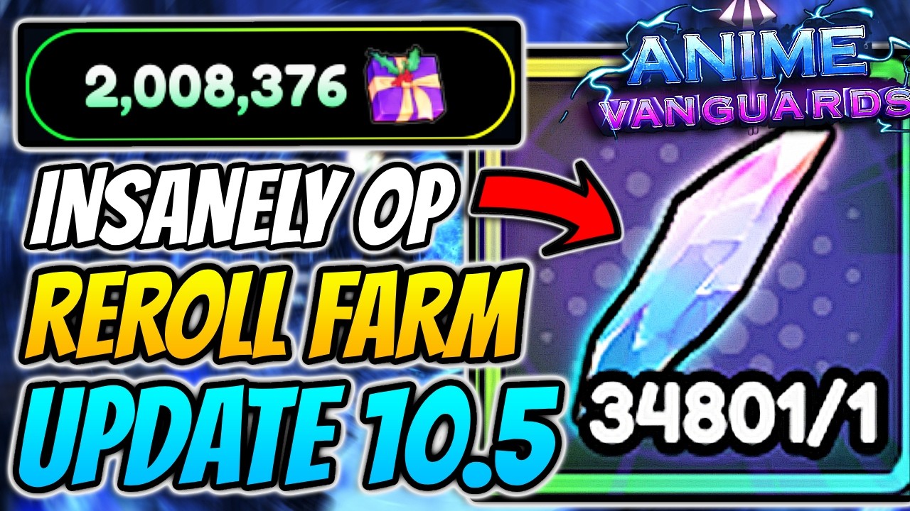 Insane *NEW* Overpowered Reroll Method In Anime Vanguards Update 10.5!