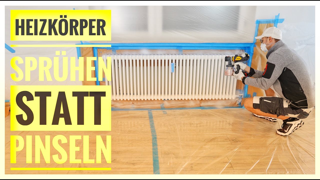 Heizkörper sprühen statt pinseln - Wagner FC 4000 18V AMPShare