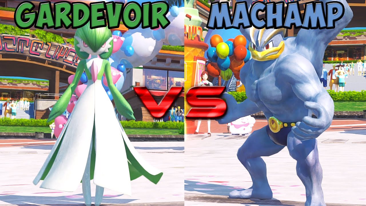 Pokken tournament DX - Gardevoir vs Machamp