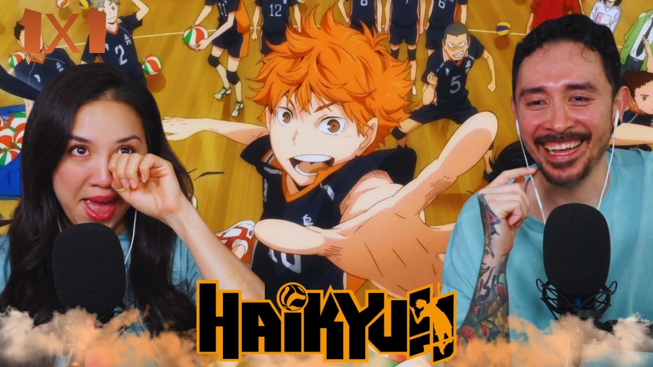 OUR FIRST SPORTS ANIME! 🏐 Haikyuu!! Episode 1 REACTION! | 1x1