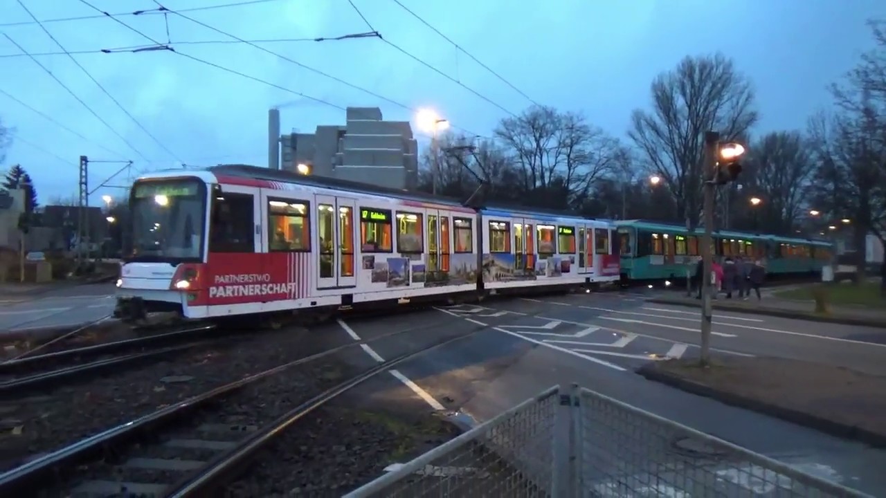 VGF Bombardier U5 Wagen in Frankfurt am Main Industriehof auf den Linien U6 und U7