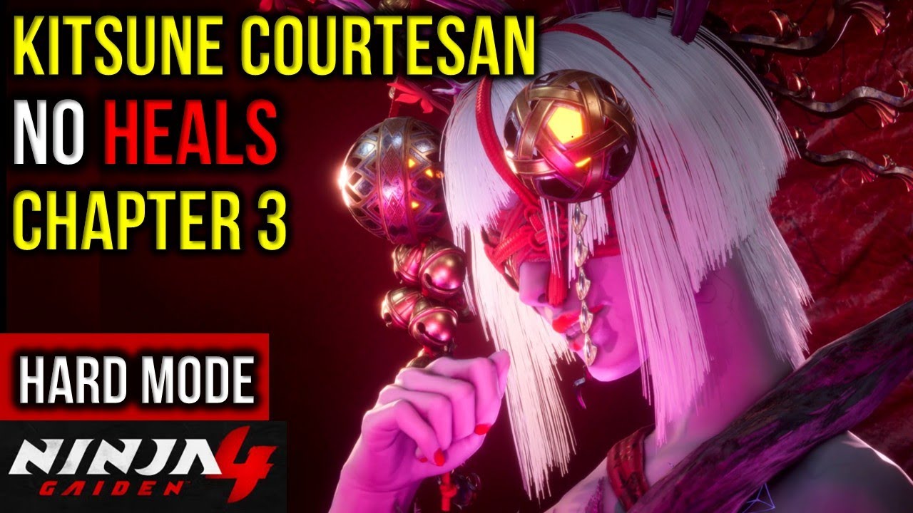Kitsune Courtesan Demon Chapter 3 Boss | Ninja Gaiden 4 Hard Mode | No Heals