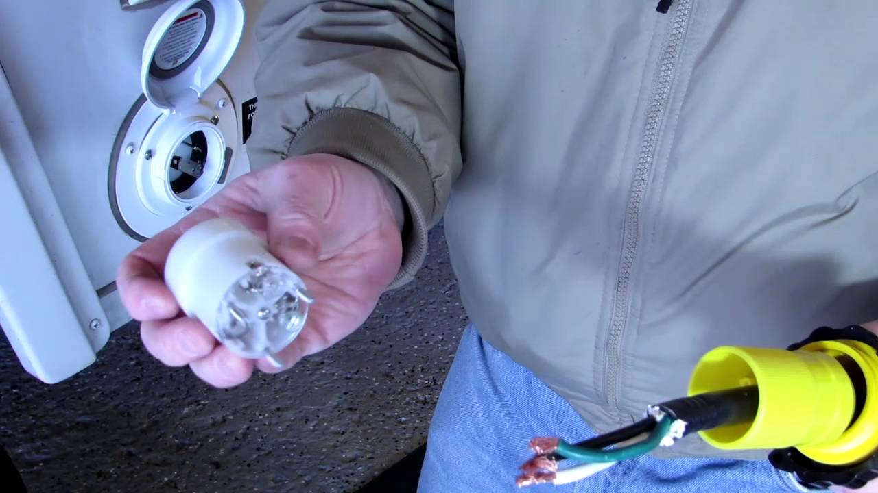 Better  Aliner (Pop-up)Shore Power Connection - 30amp marine plug
