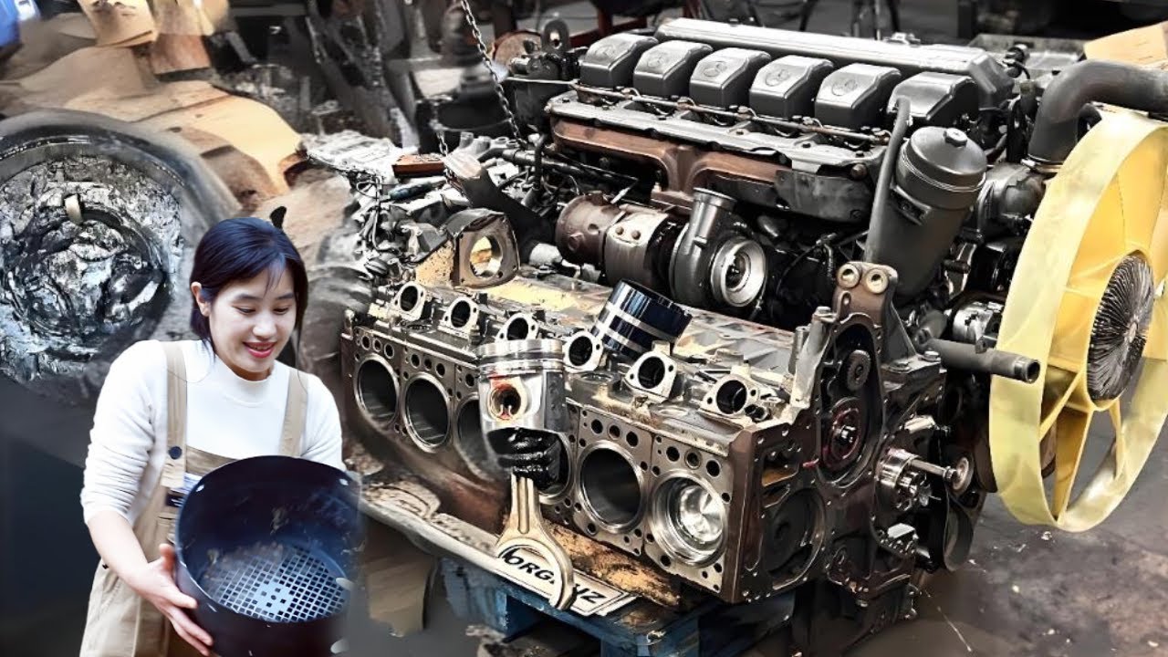 The Genius Girl Helped The Villagers Repair The Engine ！