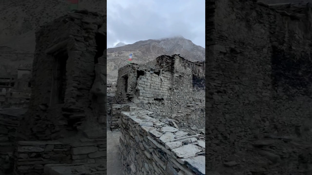 Phi village in NarcPhu Valley Manang 