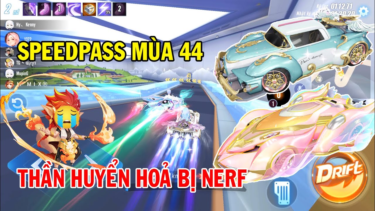 ZingSpeed Mobile | Speedpass M&ugrave;a 44 - Thần Huyền Hoả Bị Nerf