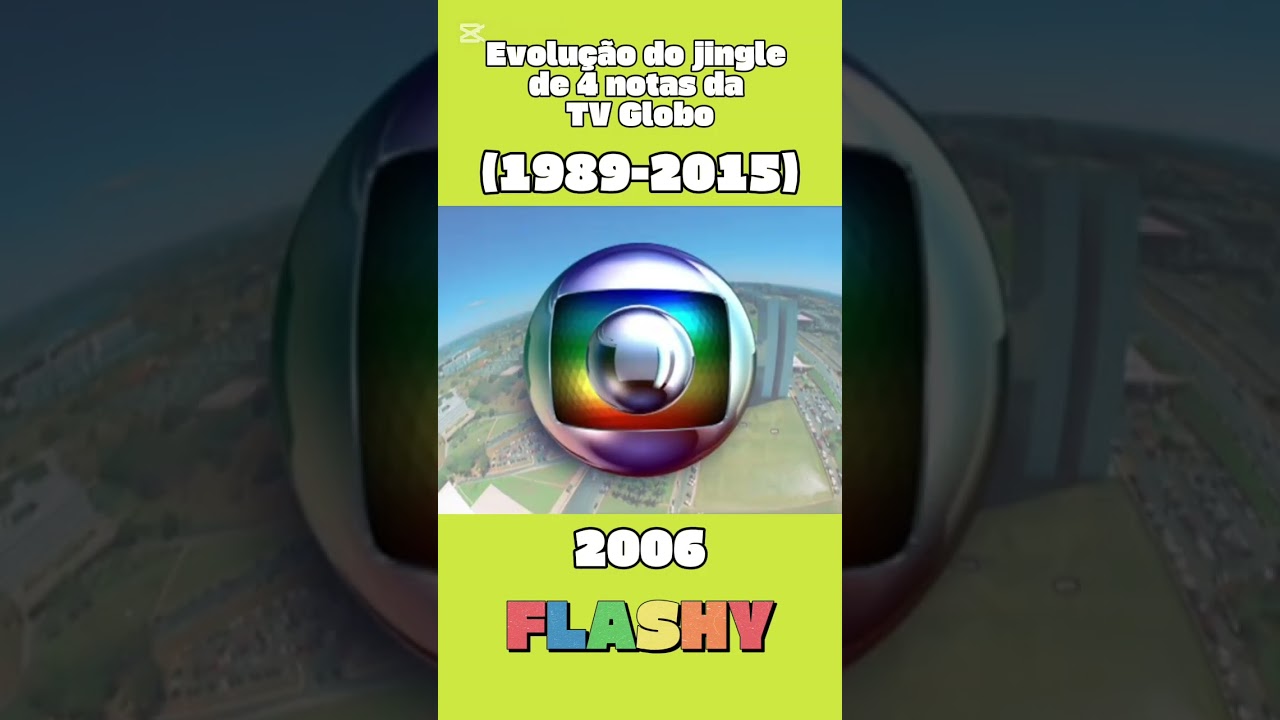 Evolu&ccedil;&atilde;o do jingle de 4 notas da TV Globo
