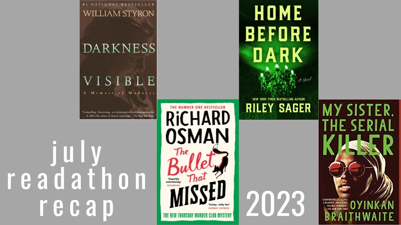 July Readathon Recap | 2023 | Savidge Prompts, TBR Spin, SummerWeen!, 5 Books in 5 Days Challenge