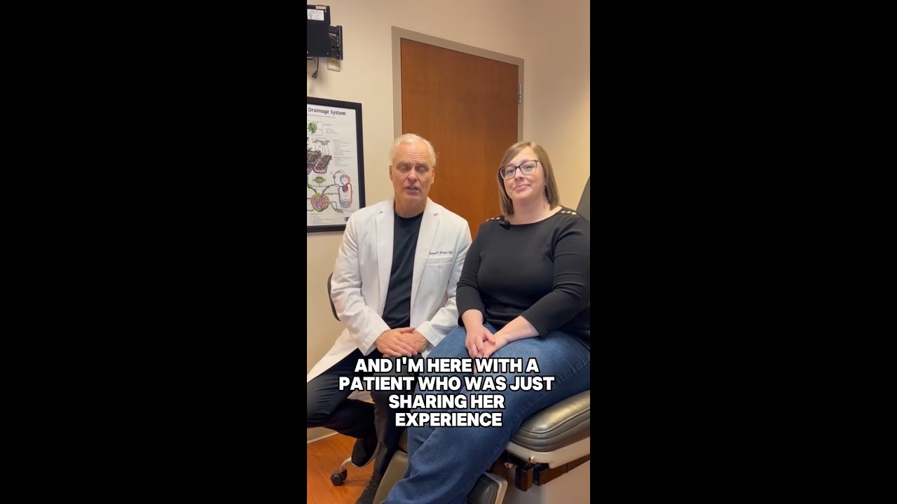 Patient discusses compression