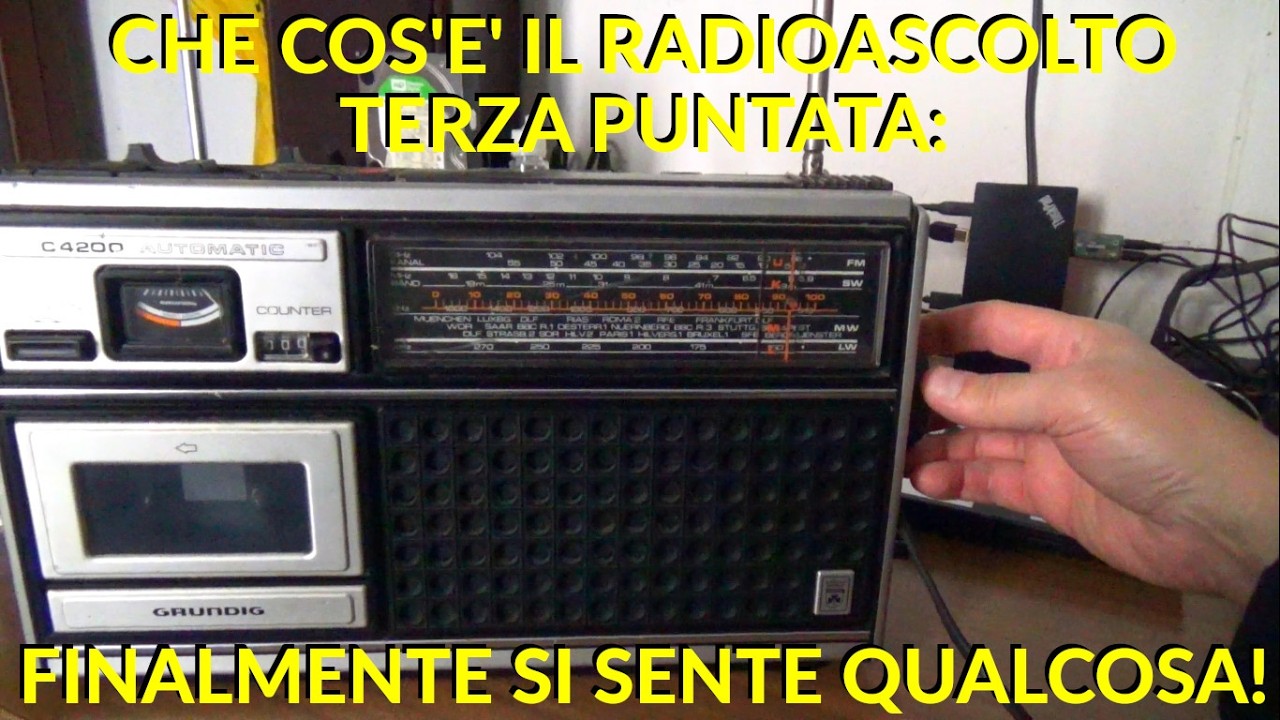 Che cos'e' il RADIOASCOLTO #3: finalmente SI SENTE QUALCOSA! #radioascolto #radio #swl #shortwaves