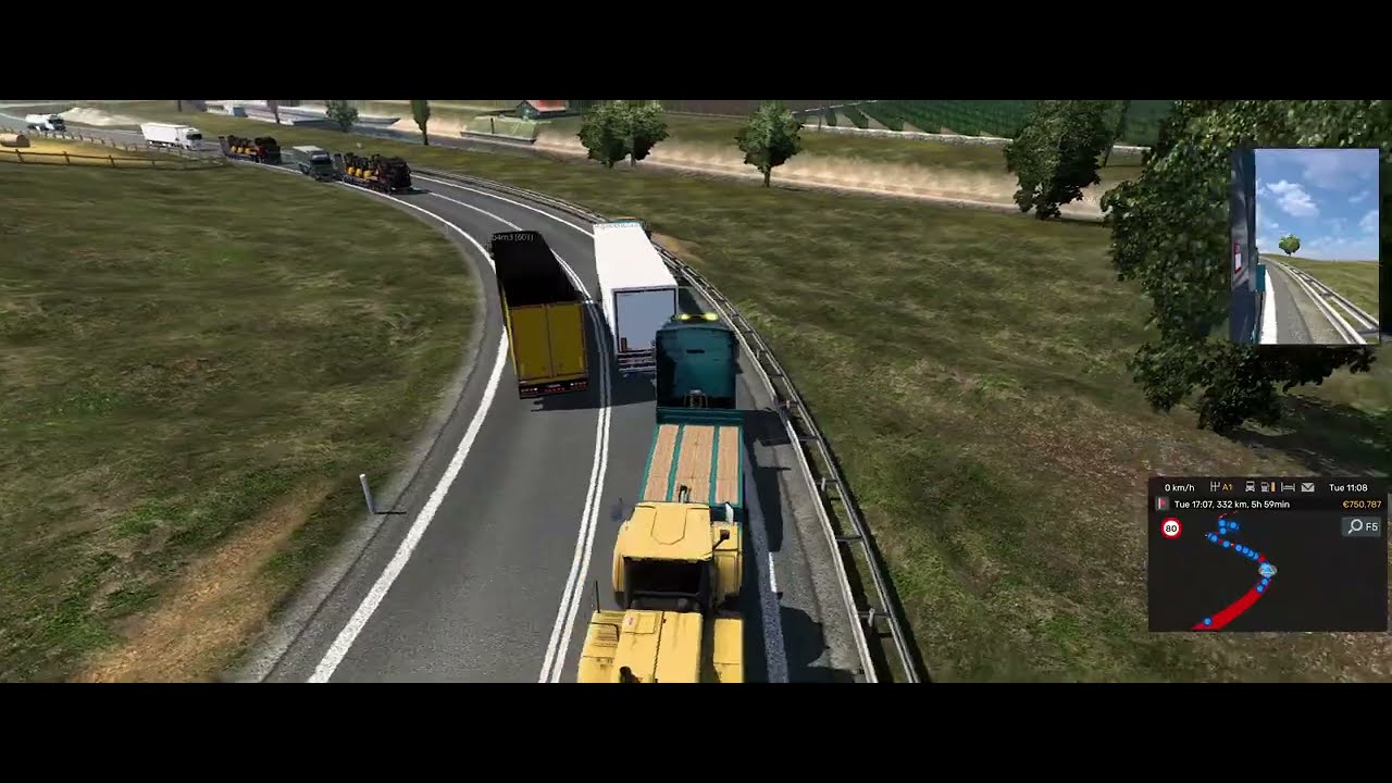 محاكي الشاحنات #3 | الشارع المزدحم | Euro Truck Simulator 2
