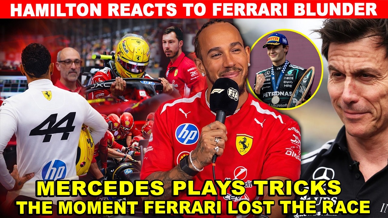 Первый подиум Хэмилтона на Ferrari был украден из-за стратегической катастрофы! | Рассел и Merced...