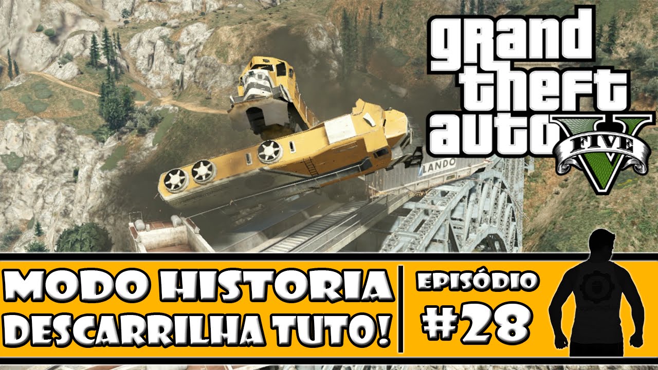 Vamos Jogar - GTA V - #28 - Descarrilhando TUTO!!