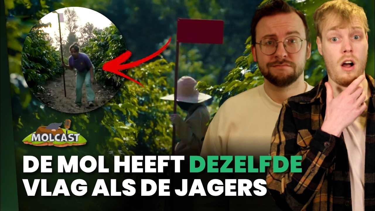 Waarom heeft de Mol dezelfde vlag als de jagers?! | Molcast #5 | Wie is de Mol? seizoen 26