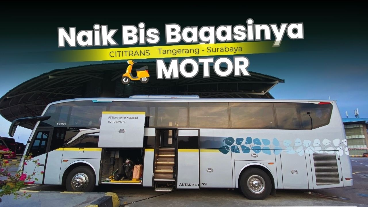 😱 Bus Jakarta–Surabaya Ini Bisa Angkut Motor Sekaligus !!!