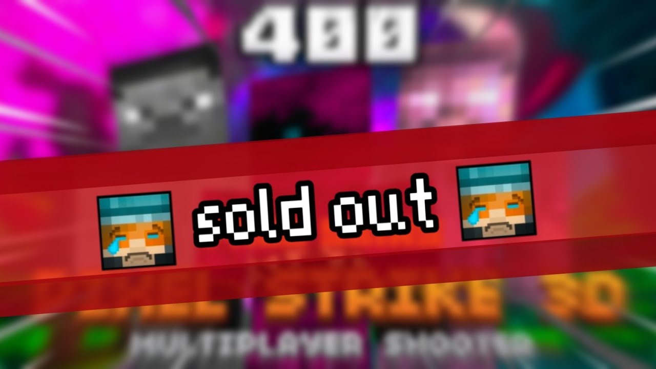 Pixel strike 3D | Free Skin's for special 400 Sub (late😅) (SOLD OUT)
