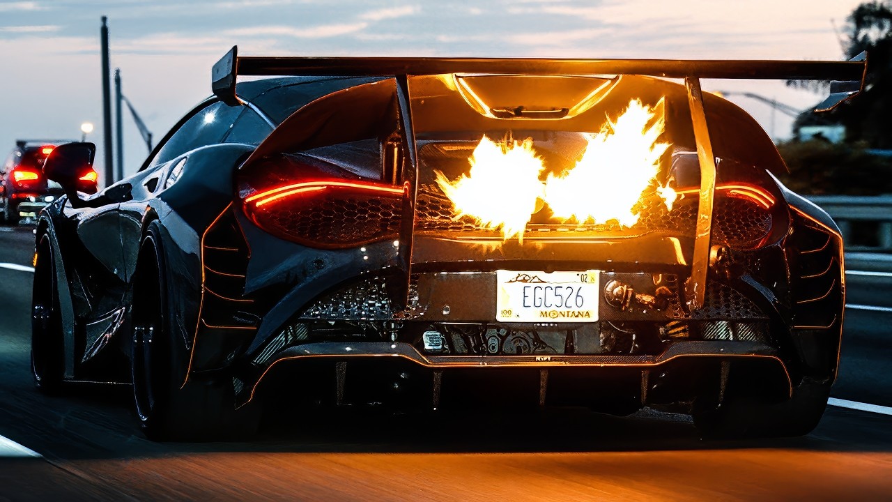 1 Hour | Widebody Mclaren 720s Flamethrower Pure Exhaust