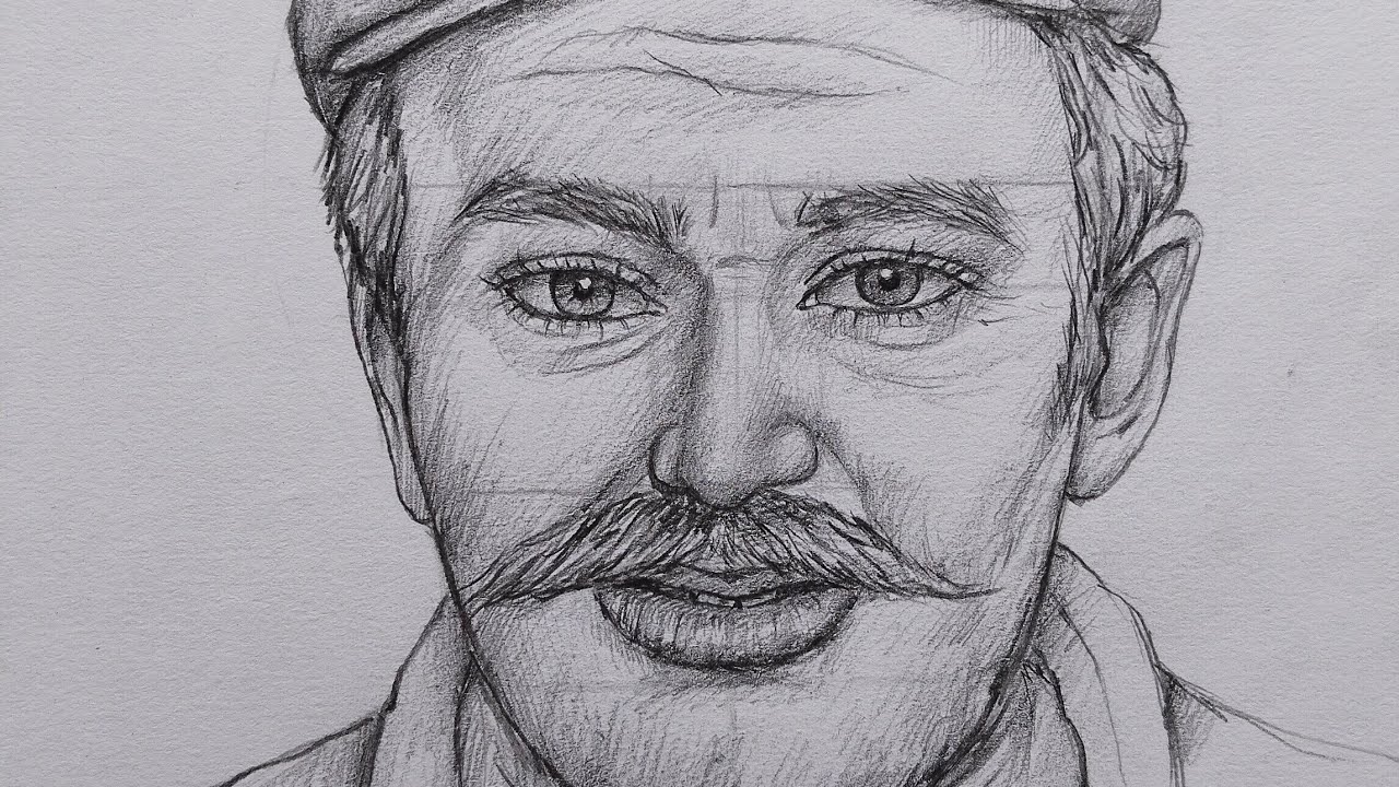 Narysuj portret mężczyzny metodą Loomisa | Krok po kroku