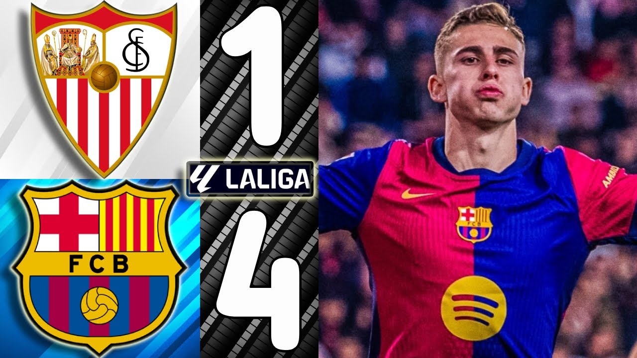 🎥 Sevilla vs. Barcelona [1-4] - Match Review (La Liga 2024/2025)