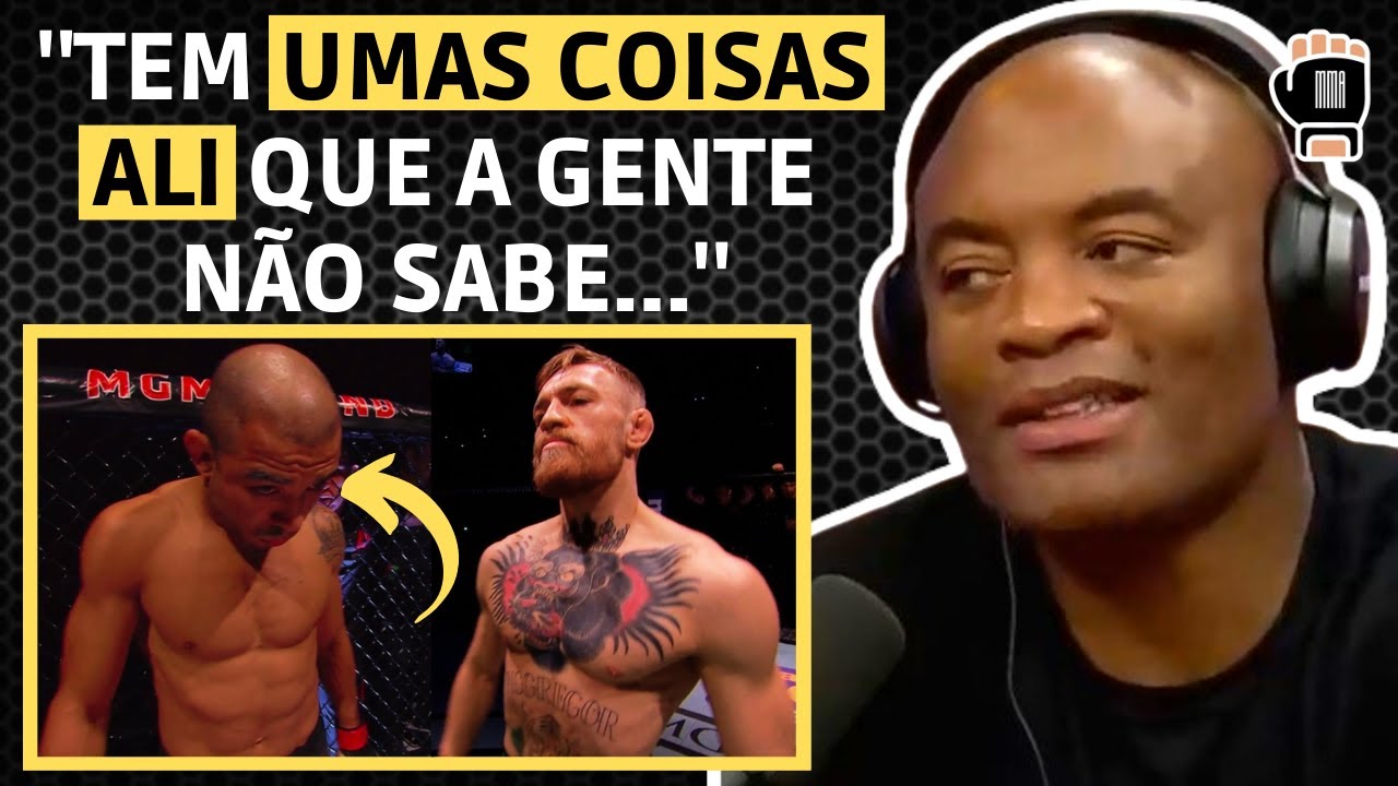 A VERDADE SOBRE A DERROTA DE JOSÉ ALDO PARA CONOR MCGREGOR | ANDERSON SILVA