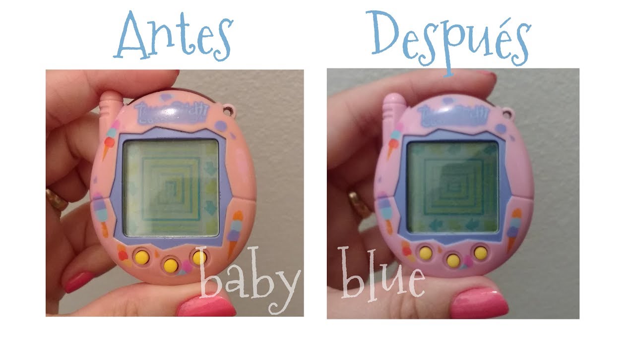 Tamagotchi-¿Cómo quitar el amarillento de la carcasa? [Eng. Subtitles]