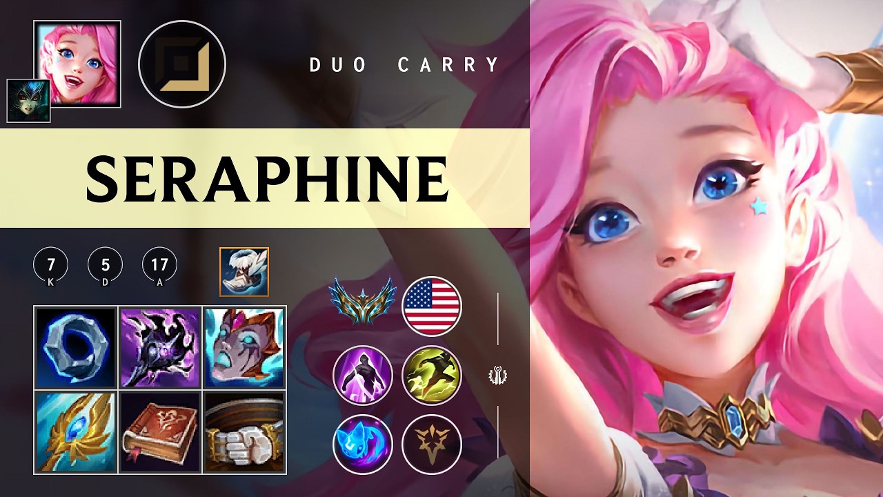 Seraphine Carry vs Jhin - NA Challenger Patch 26.04