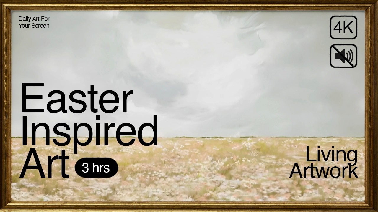 Animated TV Art 3 Hours – Spring & Easter Screensaver