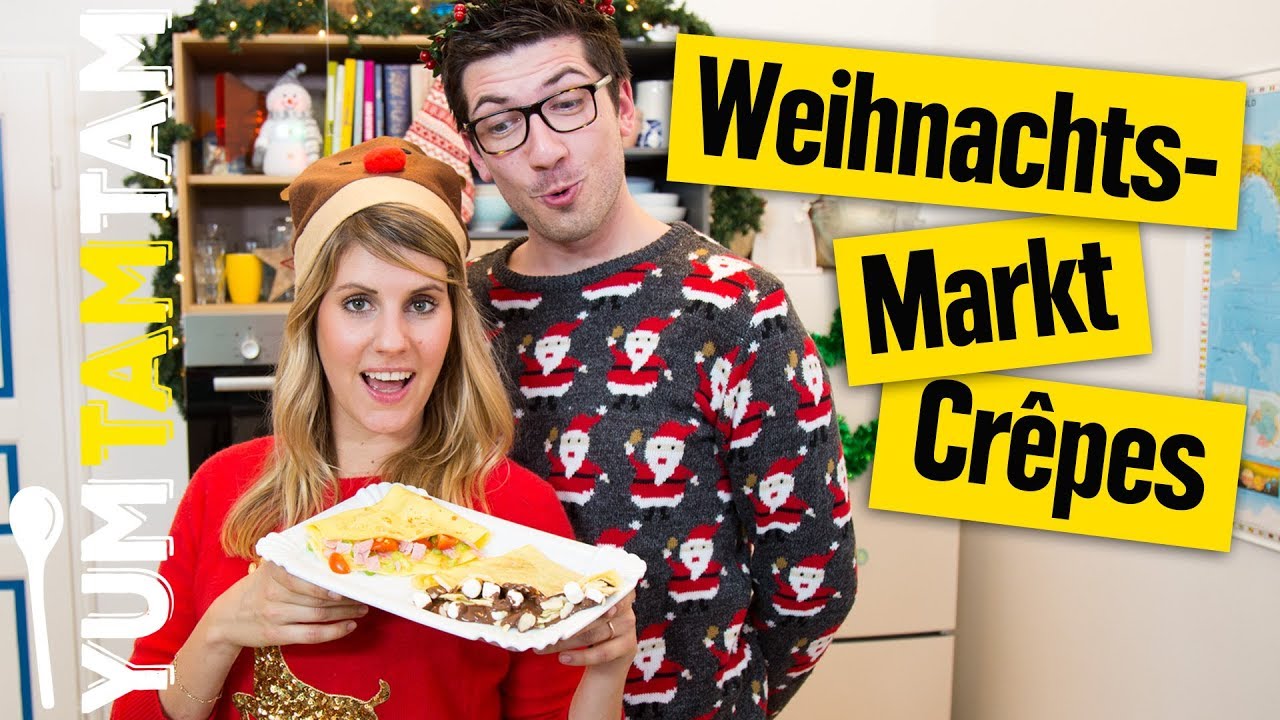 Süße & herzhafte Crêpes mit AlexiBexi // Weihnachtsmarkt-Woche #3  // #yumtamtam