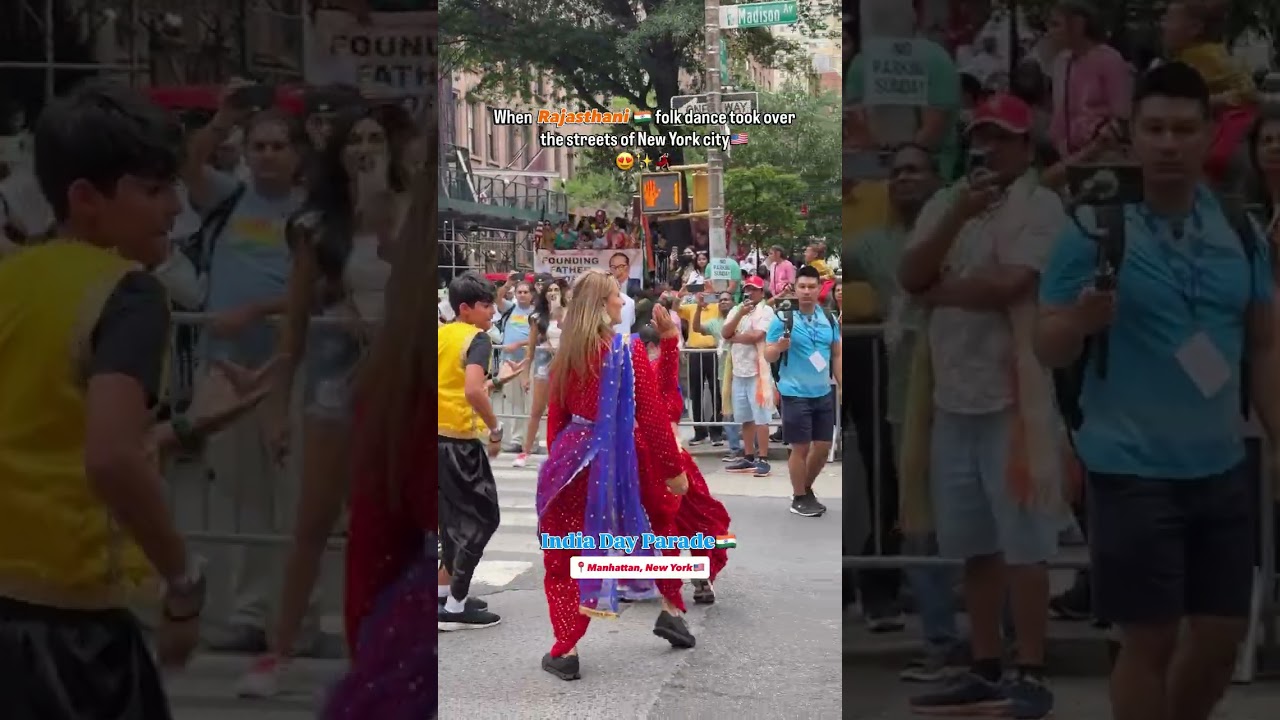 Indian Independence Day parade 2026 in NYC - Indian flag on newyork police #nyc #india #15aug2026