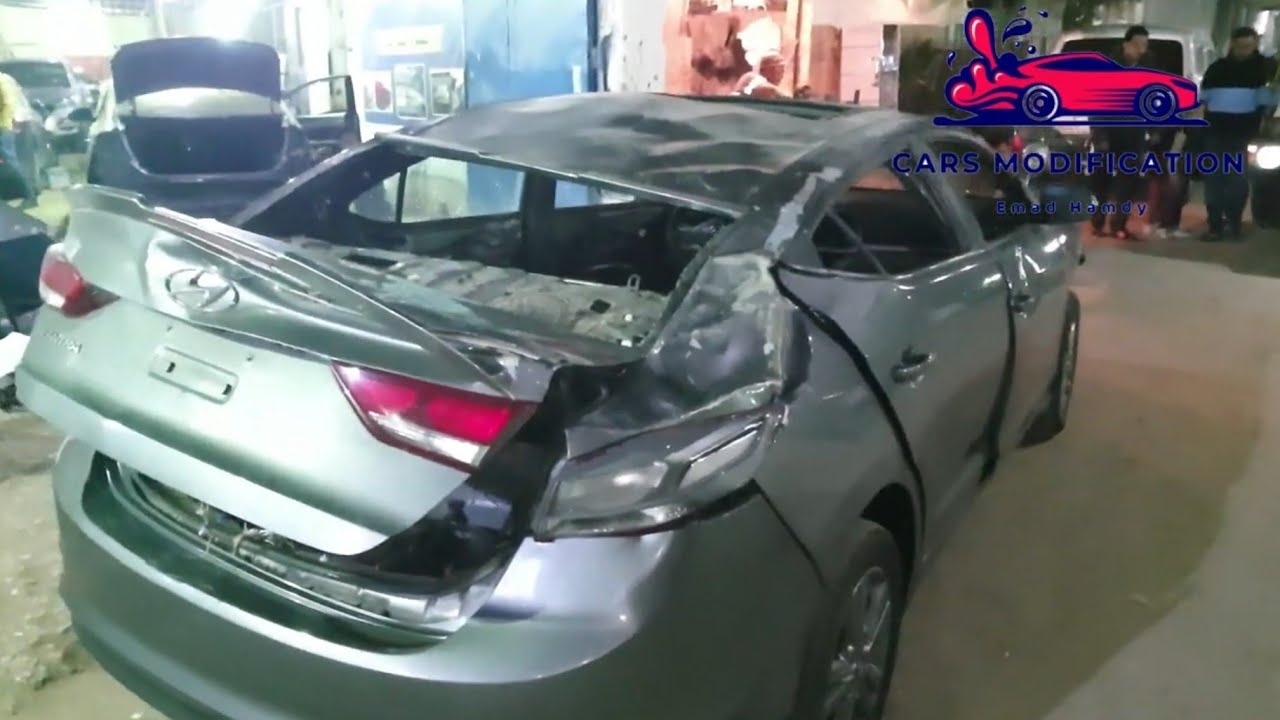 اصلاح حادث النترا 2018 مقلوبه