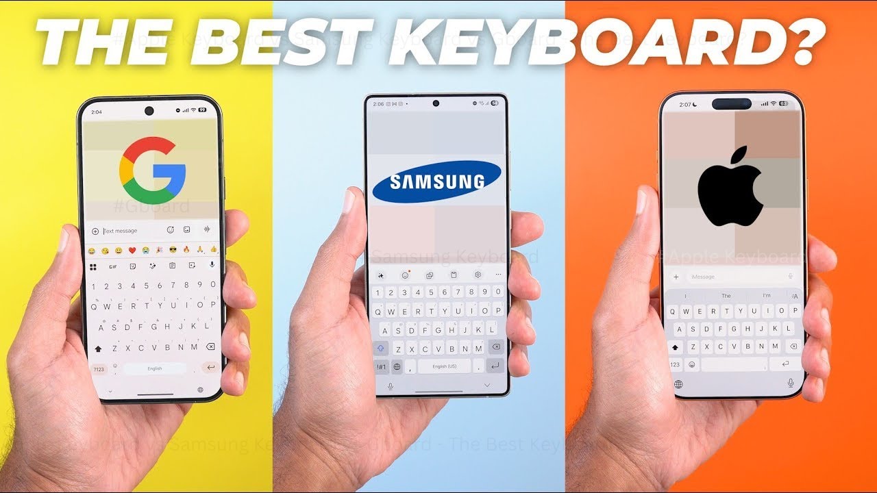 Клавиатура Apple, клавиатура Samsung или Gboard — какая клавиатура лучшая?