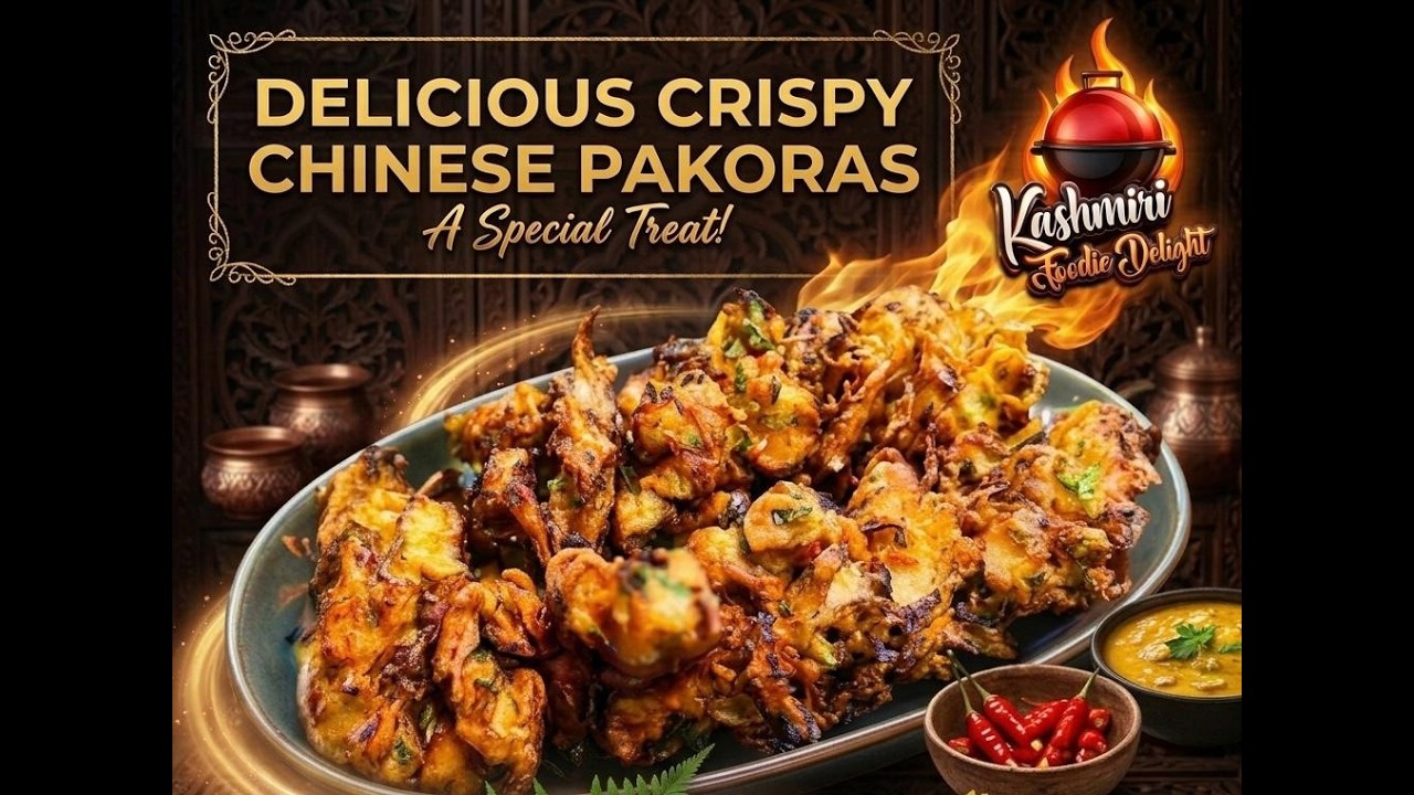 Chinese Pakora | Chicken Vegetable Pakora | Ramzan Special | Iftar Recipe By Kashmiri Foodie Delight