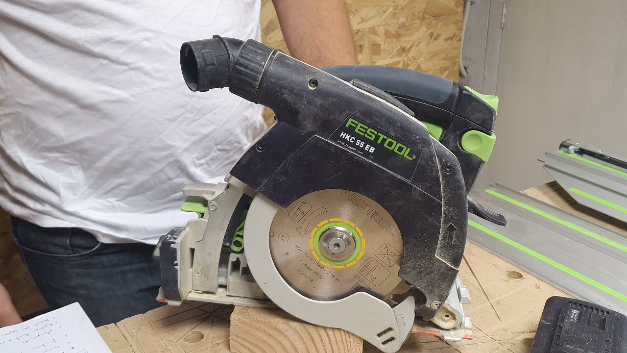 FESTOOL HKC 55 EB pr&eacute;sentation de la scie