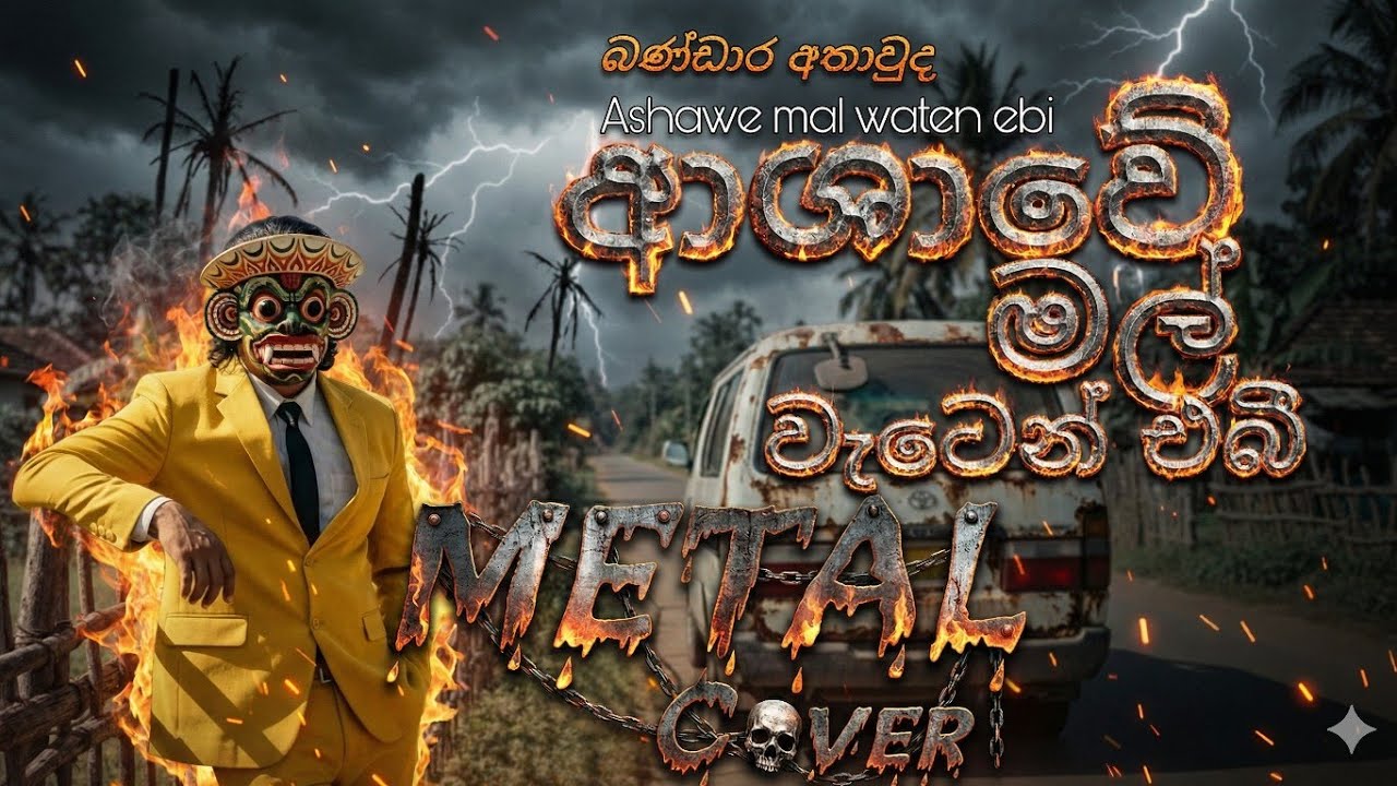 Ashawe mal waten | ආශාවේ මල් වැටෙන්   Metal rock cover #kushanprabodha #sinhalametal #sinhalarock 