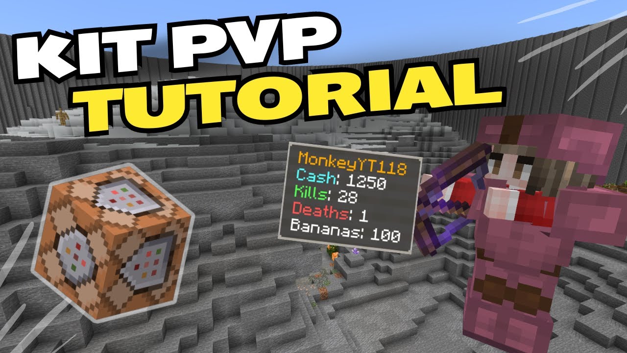 How to make a KitPVP in Minecraft Bedrock!