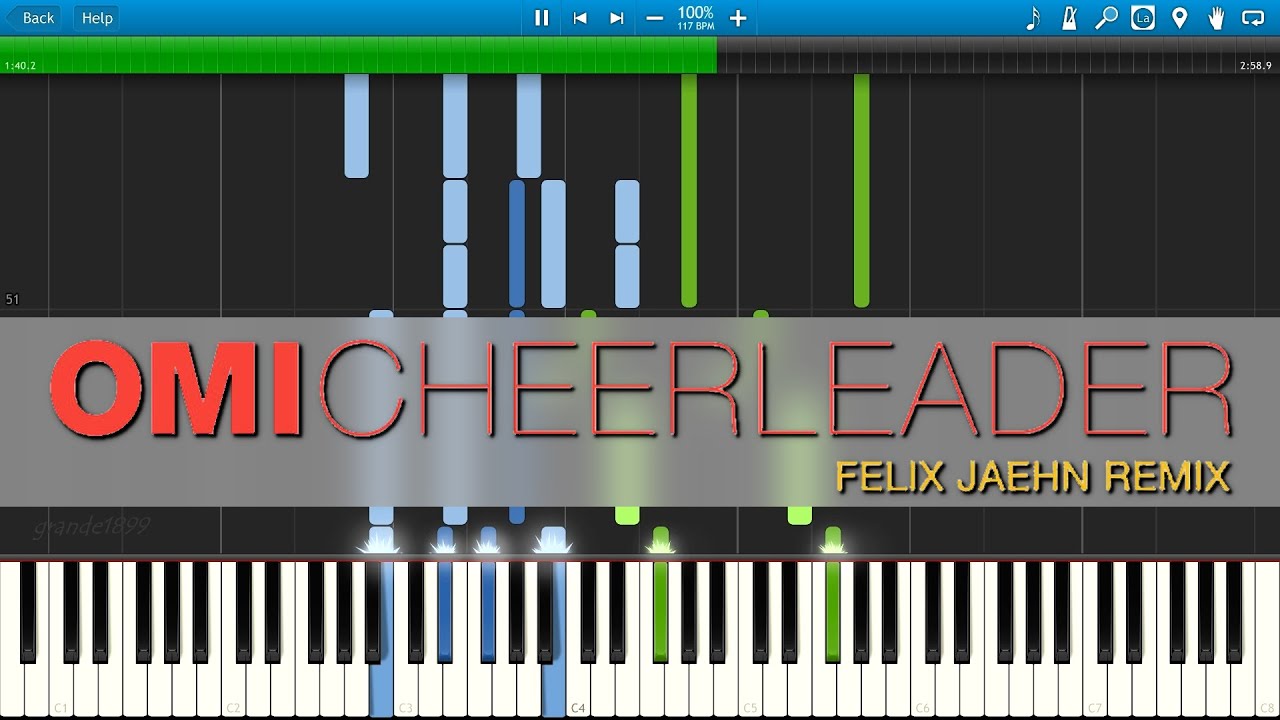 OMI - Cheerleader (Felix Jaehn Remix) - Piano Cover / Tutorial