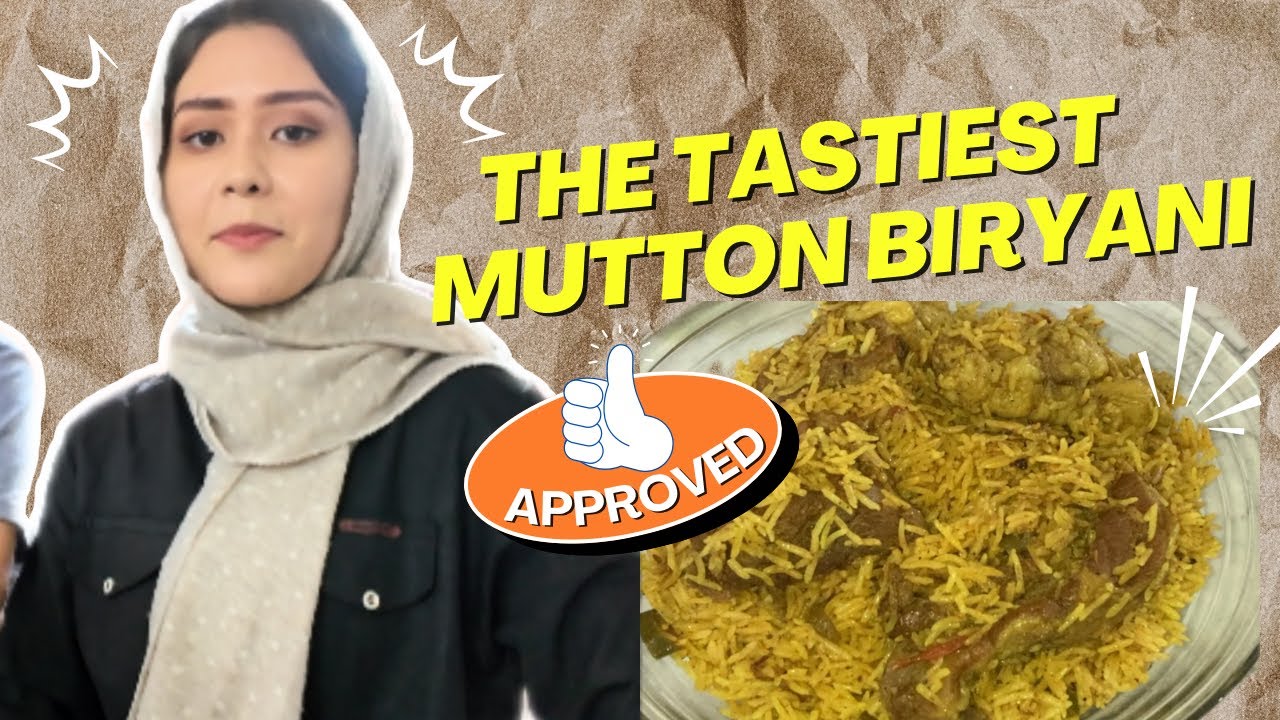 COOKED THE BEST MUTTON BIRYANI | FAMILY VLOG | بریانی گوسفند 😋 خیلی خوشمزه | CHAAR SHEEN