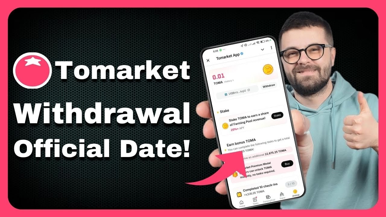 🔥 Official Tomarket Coin Withdrawal & Exchange Listing Date + Coin Price Details 💰